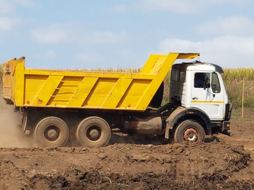 For sand and stone delivery and earthworks